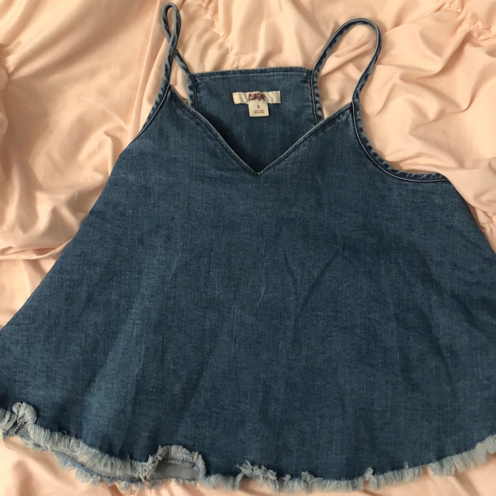 tank top with fringe bottom from target